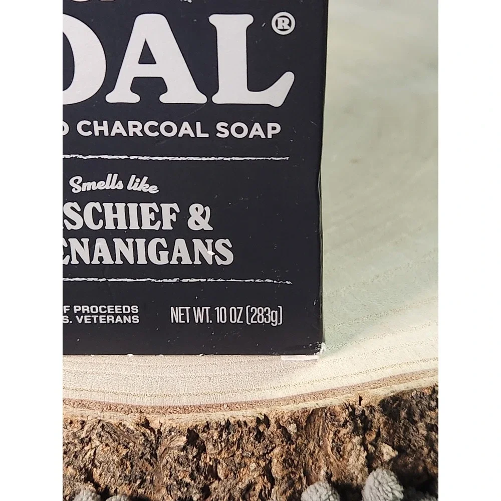 NEW Duke Cannon Big A**‎ Lump of Coal 10oz Activated Charcoal Bar Soap
